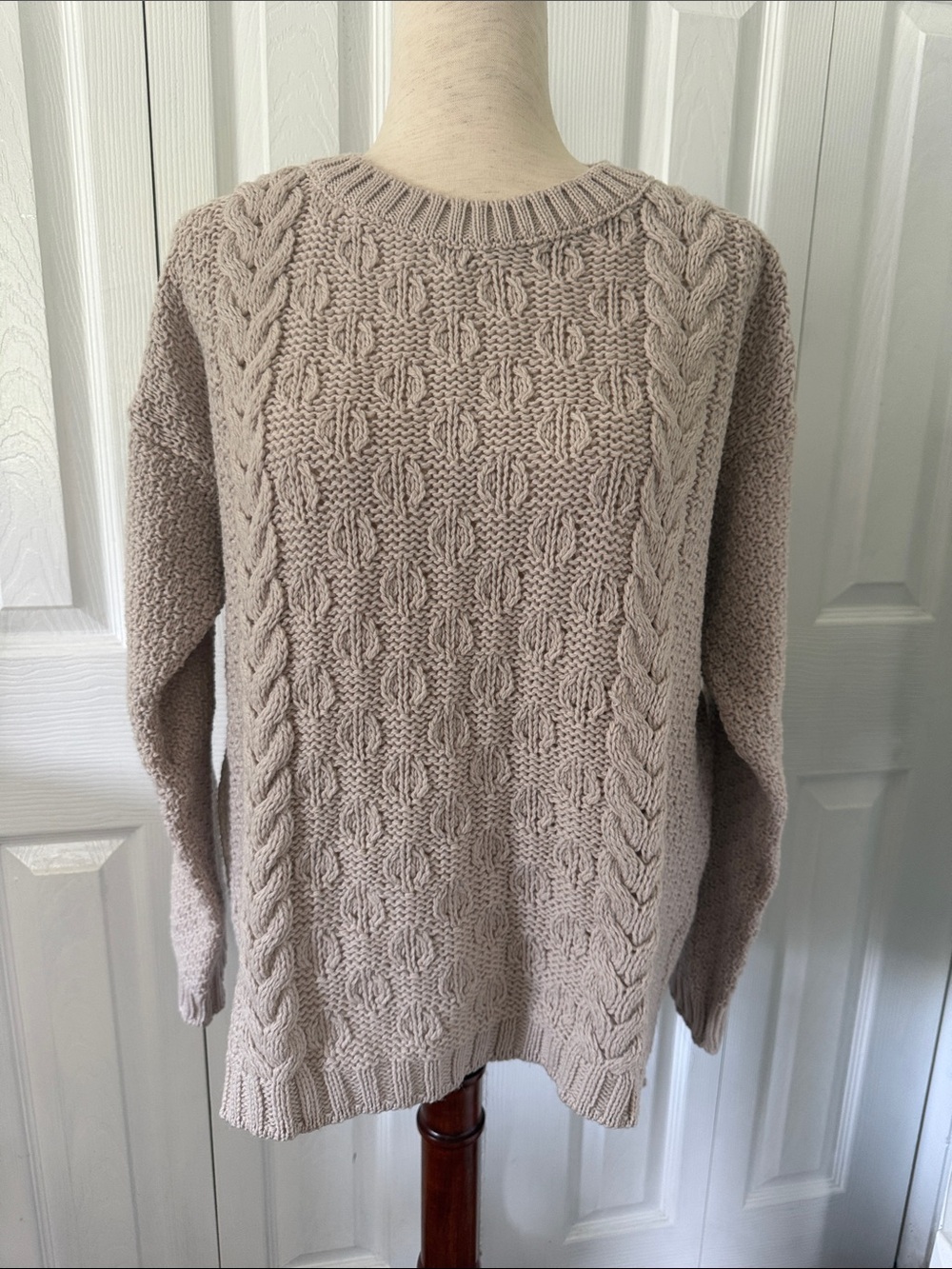 Aran Islands Knitwear Cable Knit Women’s Sweater Ireland Merino Wool Sz XL